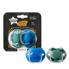 Tommee Tippee Urban Style 6-18 Ay Emzik Mavi