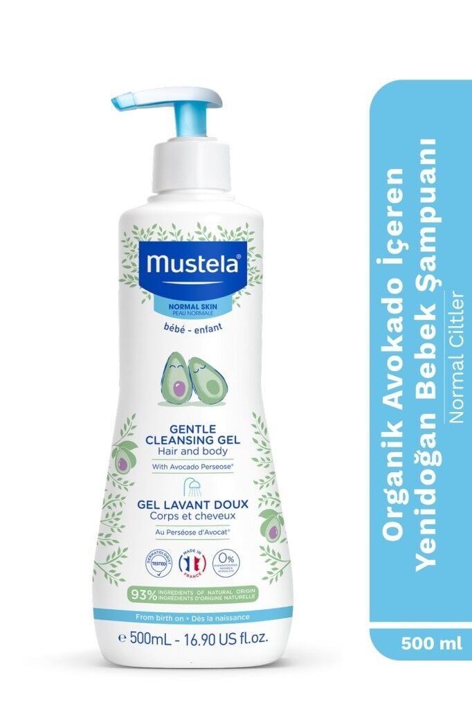 Mustela Gentle Cleansing Gel Yenidoğan Şampuan 500 ML SKT:05.27