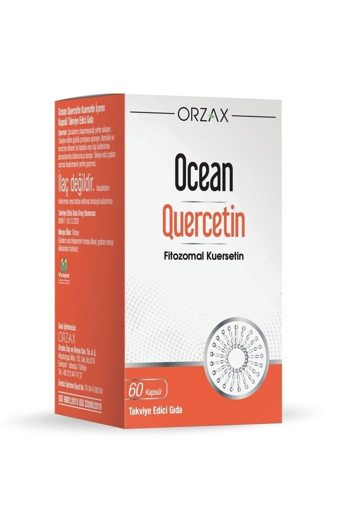 Ocean Quercetin 100 mg 60 Kapsül SKT:08.27