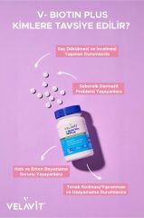 Velavit  V-Biotin Plus 5000 60 TABLET SKT:08.26