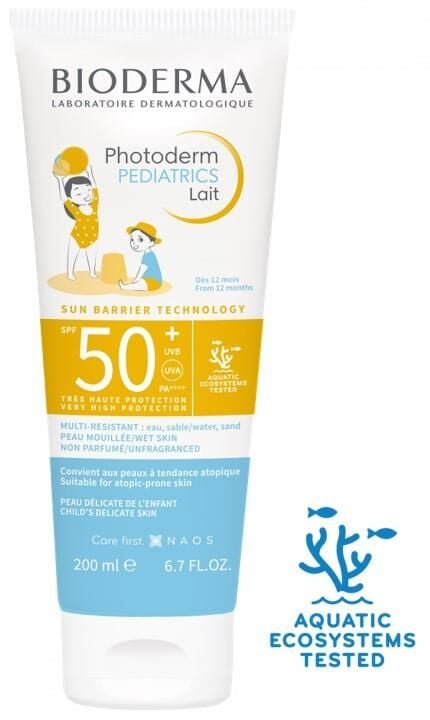 Bioderma Photoderm Pediatrics Lait SPF50+ 200 ml SKT:05.26