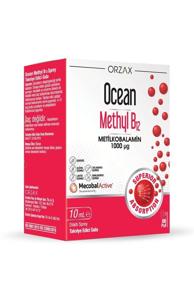Ocean Methyl B12 Sprey 10 ML SKT:09.27