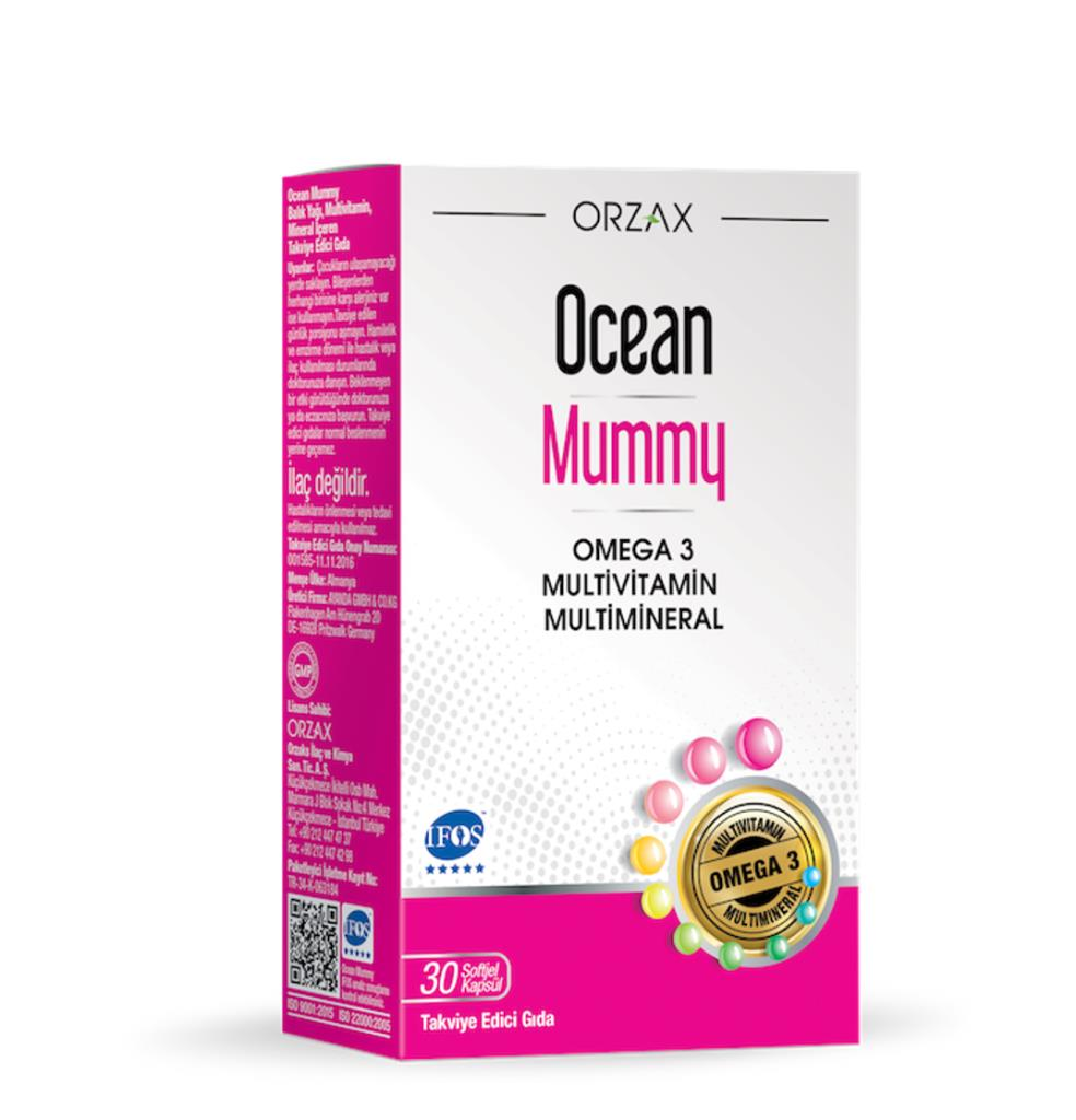 Orzax Ocean Mummy 30 Kapsül SKT:09.27