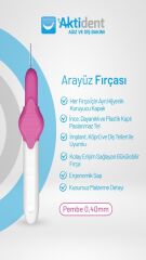 Aktident Arayüz Fırçası 0.40 MM 4 Adet