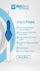 Aktident Arayüz Fırçası 0.60 MM 4 Adet