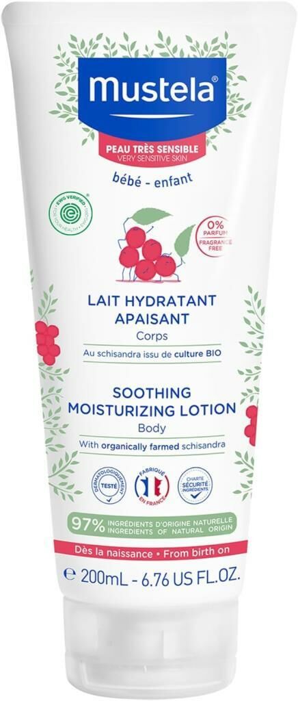 Mustela Soothing Moisturizing Lotion Çok Hassas Ciltler İçin Krem 200 ml SKT:11.26