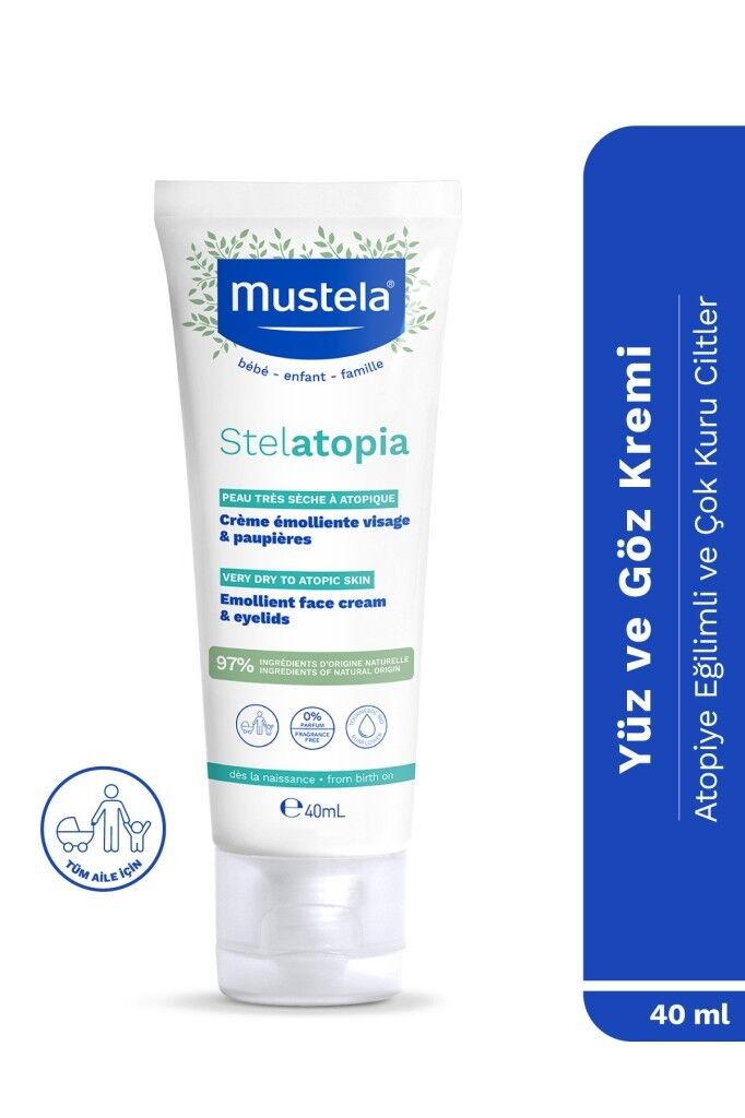 Mustela Stelatopia Emollient Face Cream 40 ml SKT:05.26