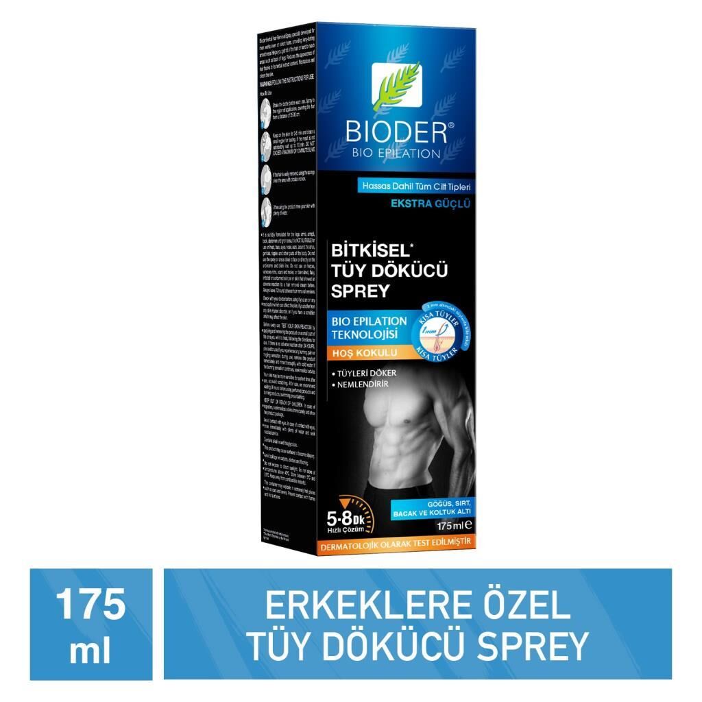 Bioder Tüy Dökücü Sprey Erkek 175 ml