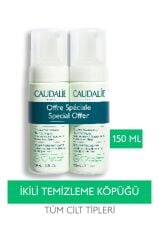 Caudalie Instant Foaming Cleanser 2 x 150 ml - Tüm Cilt Tipleri Için Temizleme Köpüğü - İkincisi %50 İndirimli