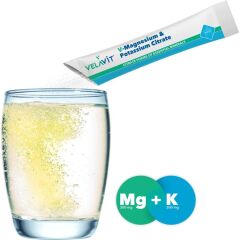Velavit V-Magnesium & Potassium Citrate 20 Saşe SKT:04.26