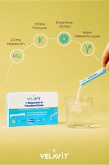 Velavit V-Magnesium & Potassium Citrate 20 Saşe SKT:04.26