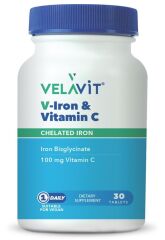 Velavit V Iron Vitamin C 30 Tablet SKT:06.27