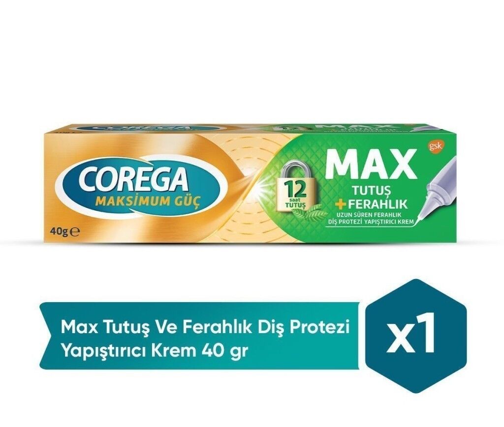 Corega Maksimum Güç Tutuş Ferahlığı 40 gr SKT:03.27
