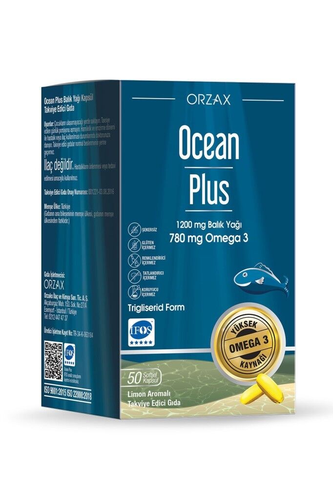Ocean Plus 1200 mg 50 Kapsül SKT:03.26
