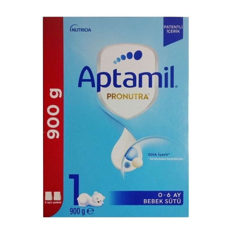 Aptamil Pronutra 1 Bebek Sütü 900 gr 0-6 Ay SKT:08.26