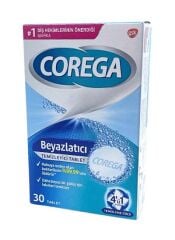 Corega Temizleyici Beyazlatıcı 30 Tablet SKT:03.27