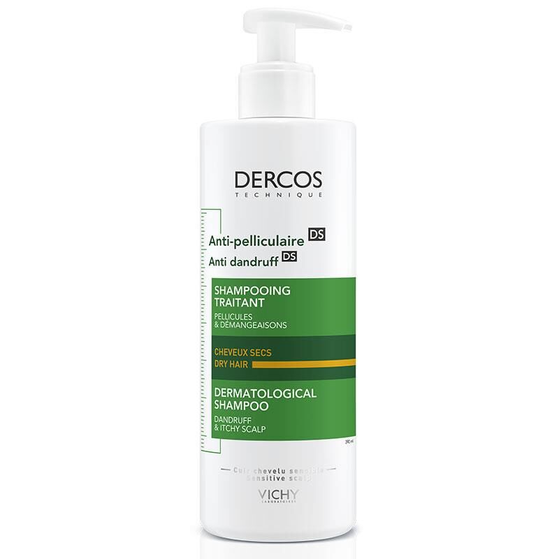 Vichy Dercos Anti-Dandruff Şampuan Kuru Saçlar için Kepek Karşıtı 390 ml