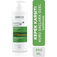 Vichy Dercos Anti-Dandruff Şampuan Kuru Saçlar için Kepek Karşıtı 390 ml