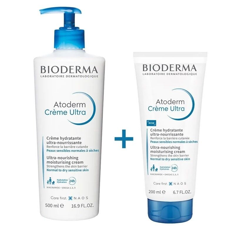 Bioderma Atoderm Creme Ultra 500 ml + Atoderm Creme Ultra 200 ml SKT:05.27