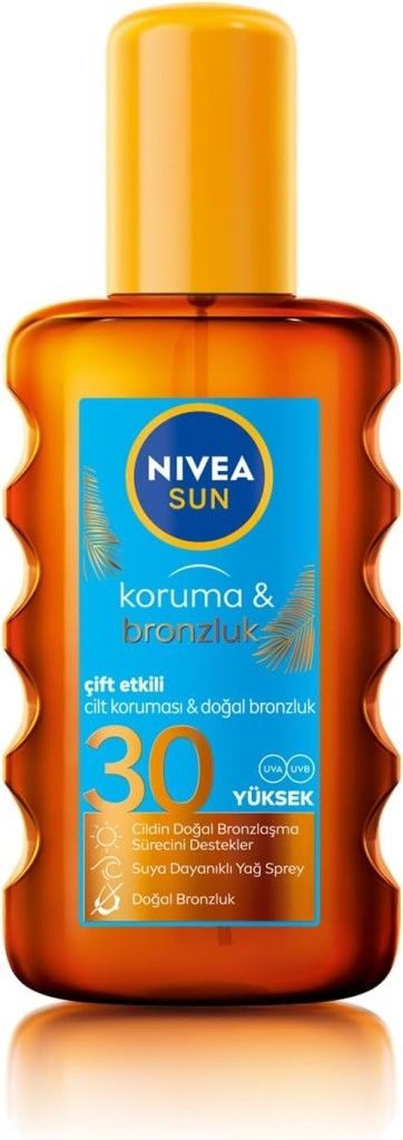 Nivea Sun Güneş Yağı Koruma & Bronzluk Arttırıcı SPF30 200 ml