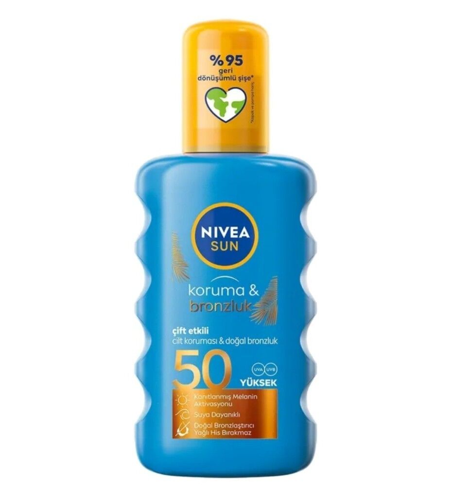 Nivea Sun Güneş Spreyi Koruma & Bronzluk SPF50 200 ml