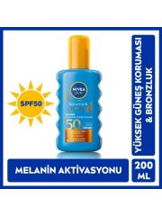 Nivea Sun Güneş Spreyi Koruma & Bronzluk SPF50 200 ml