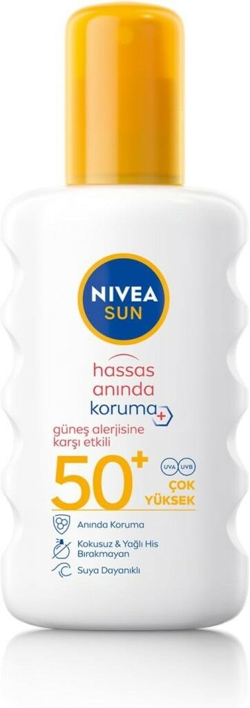 Nivea Sun Hassas Anında Koruma Güneş Koruyucu Sprey SPF50 200 ml
