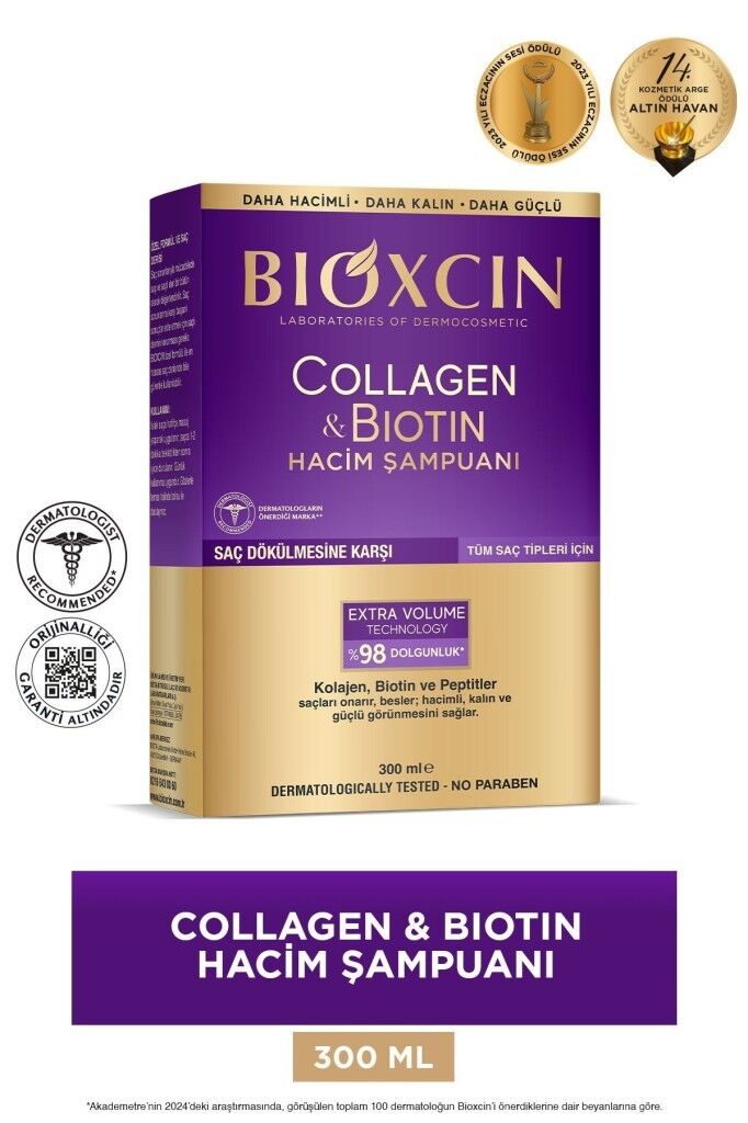Bioxcin Collagen Biotin Hacim Şampuanı 300 ml