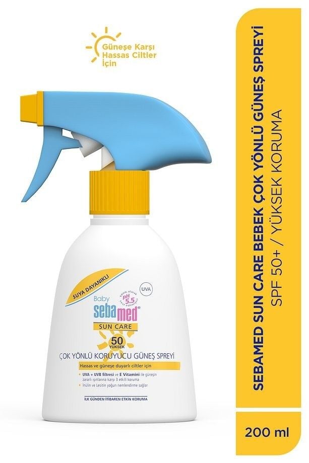 Sebamed Baby Çok Yönlü Koruyucu Güneş Spreyi SPF50 200 ml