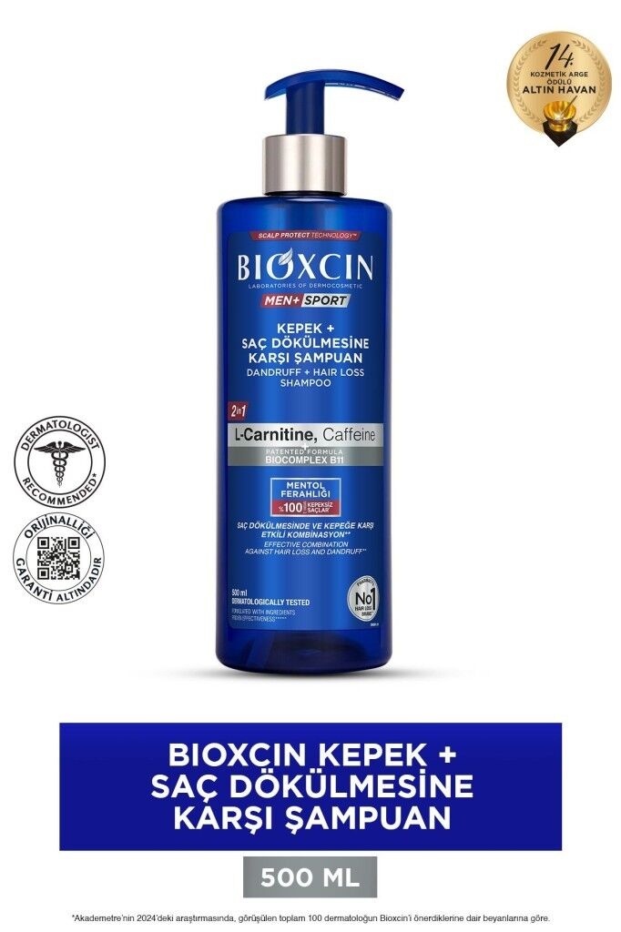Bioxcin Kepek ve Saç Dökülmesi İçin Şampuan 500 ml