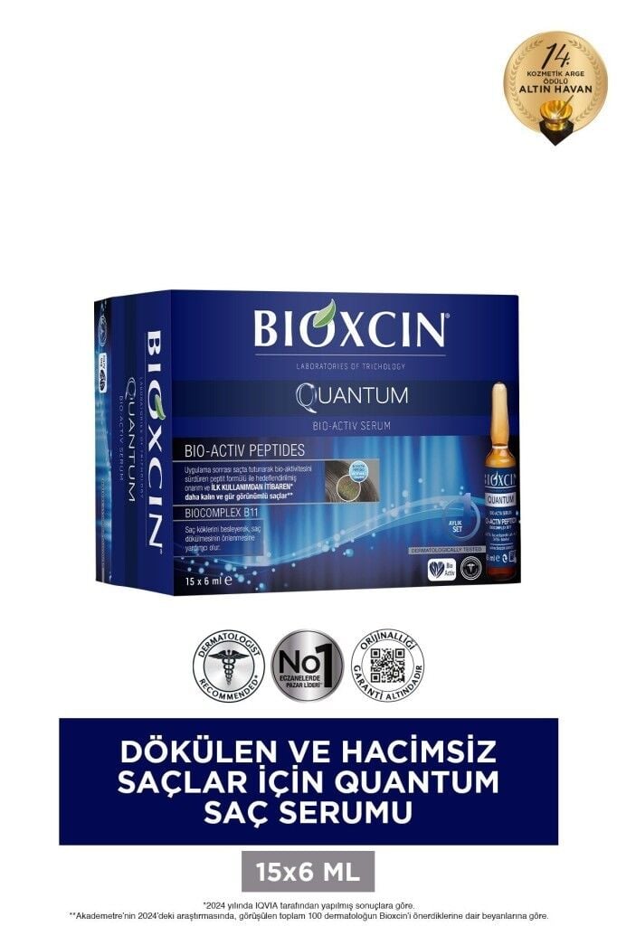 Bioxcin Quantum Saç Bakım Serumu 6 ml x 15