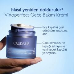 Caudalie Vinoperfect Dark Spot Correcting Glycolic Night Cream - Leke Karşıtı Gece Kremi 50 ml
