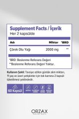 Ocean Çörek Otu Yağı 1000 Mg 60 Kapsül SKT:09.27