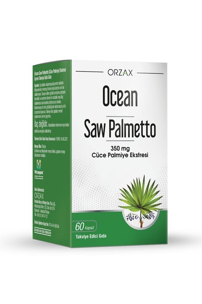 Ocean Saw Palmetto 350 mg 60 Kapsül SKT:01.27