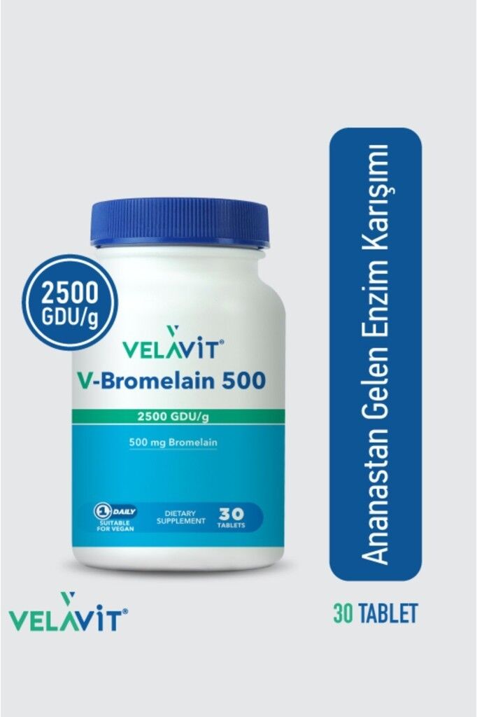 Velavit V-Bromelain 500 30 Tablet SKT:08.27