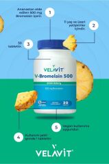 Velavit V-Bromelain 500 30 Tablet SKT:08.27