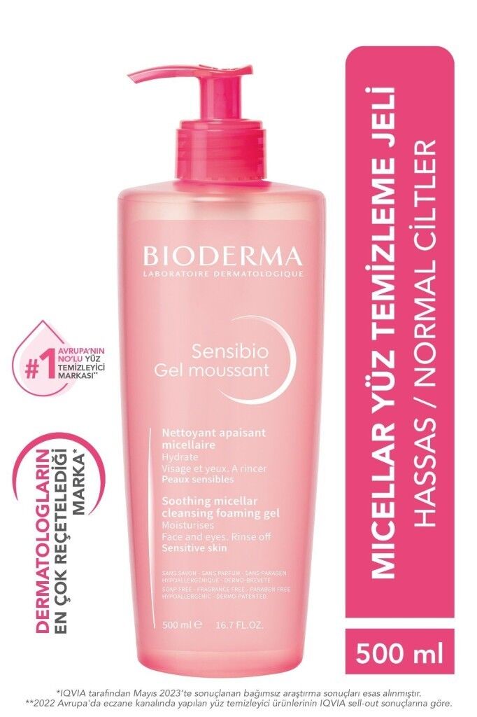 Bioderma Sensibio Foaming Gel 500 ml - Puansız SKT:04.27
