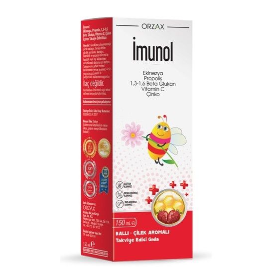 Orzax İmunol Şurup 150 ml  SKT:03.2026