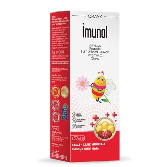 Orzax İmunol Şurup 150 ml  SKT:03.2026