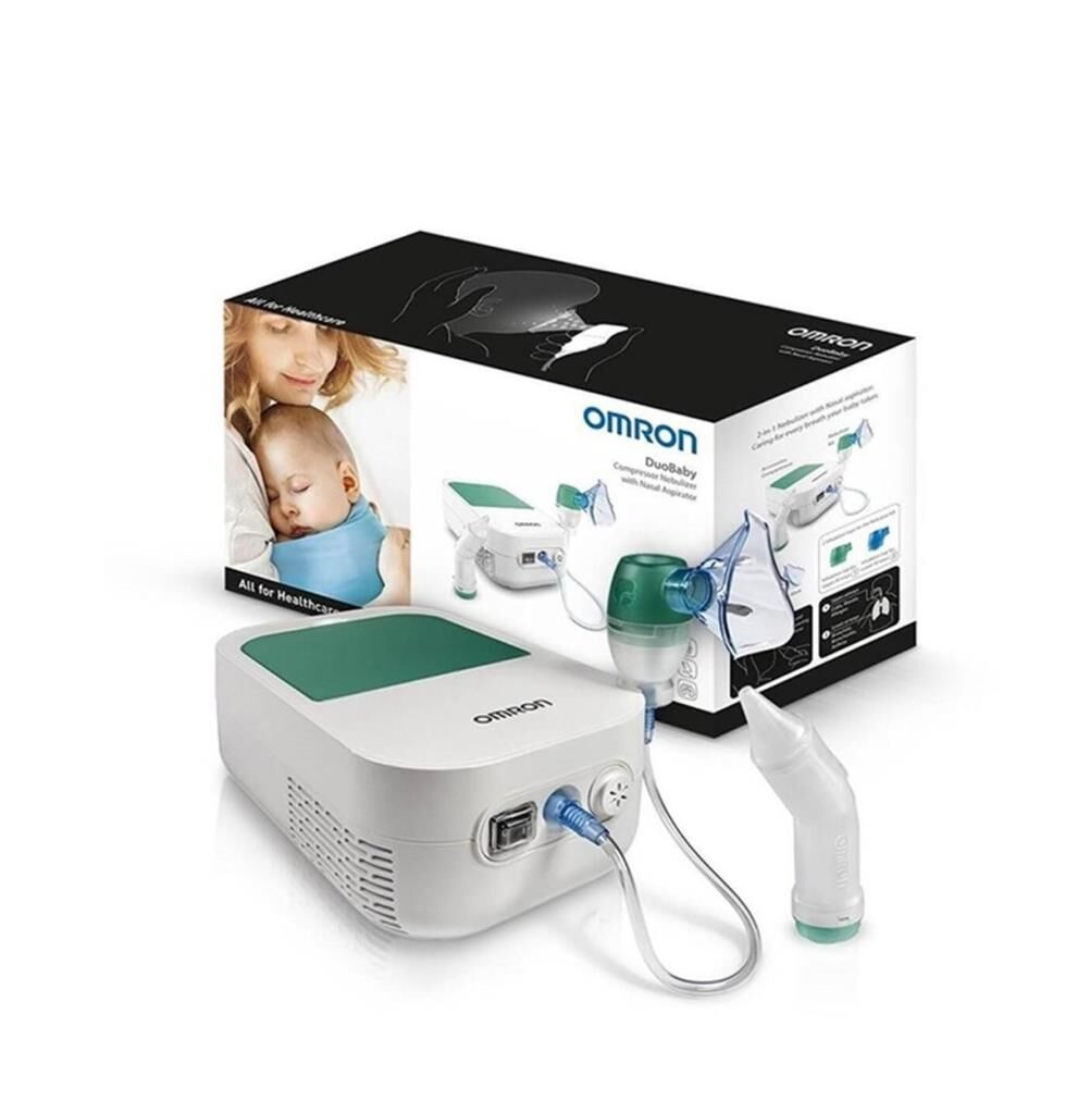 Omron Duobaby NE-C301-E Kompresörlü Nebulizatör + Nazal Aspiratör