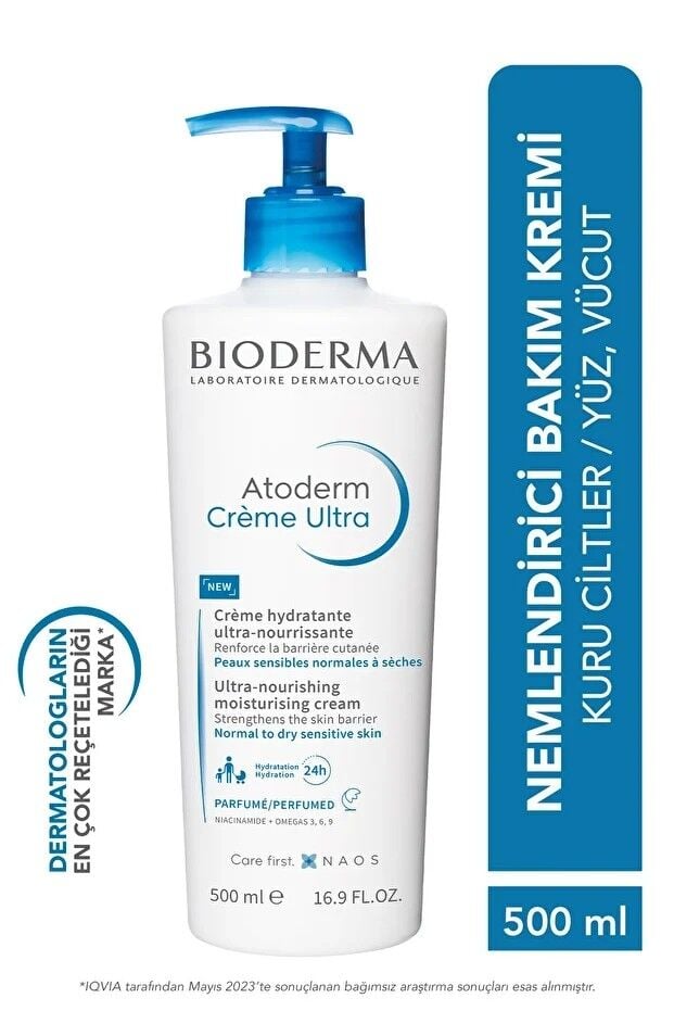 Bioderma Atoderm Cream Ultra 500 ml - Puansız SKT:05.27