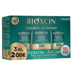 Bioxcin Keratin ve Argan Onarıcı Şampuan 300 ml - 3 Al 2 Öde