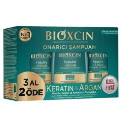 Bioxcin Keratin ve Argan Onarıcı Şampuan 300 ml - 3 Al 2 Öde