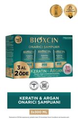 Bioxcin Keratin ve Argan Onarıcı Şampuan 300 ml - 3 Al 2 Öde