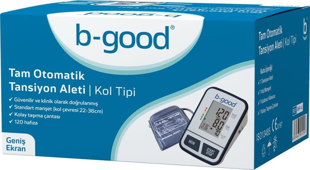 B-Good Tam Otomatik Koldan Ölçer Tansiyon Aleti Dbp1231
