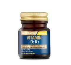 Nutraxin Vitamin D3K2 1000 IU 120 Tablet SKT:02.28