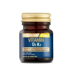 Nutraxin Vitamin D3K2 1000 IU 120 Tablet SKT:02.28