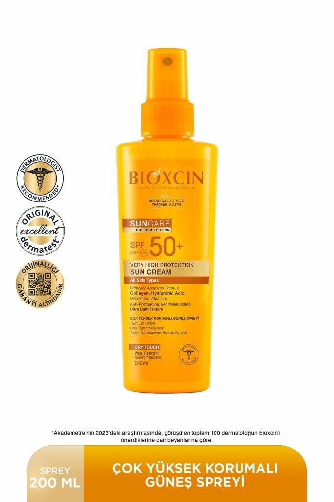 Bioxcin Sun Care Sprey Spf50 200 Ml