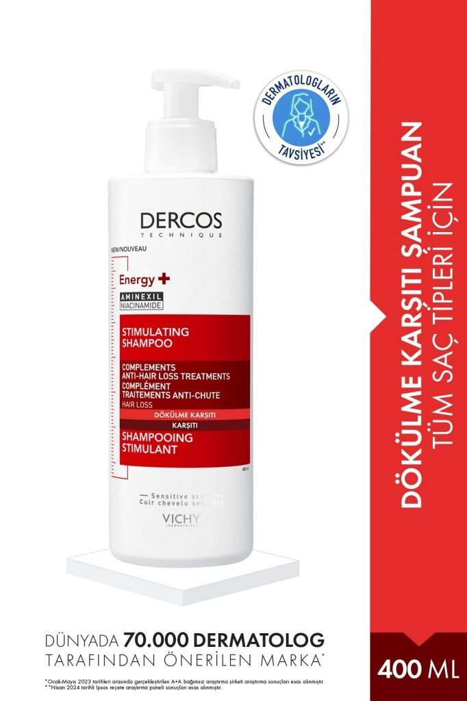 Vichy Dercos Energisant Şampuan Dökülme Karşıtı 400 ml
