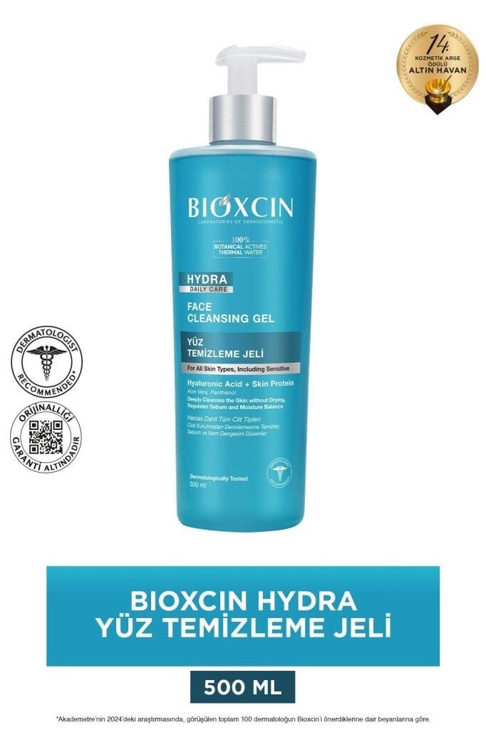 Bioxcin Hydra Yüz Temizleme Jeli 500 ml